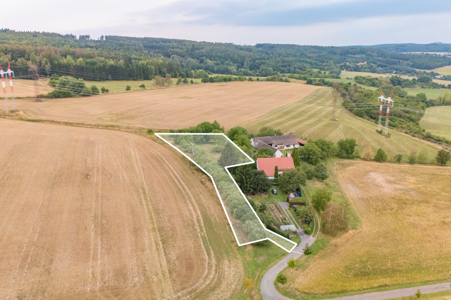 Prodej pozemku k bydlení, 3359 m², Petrovice