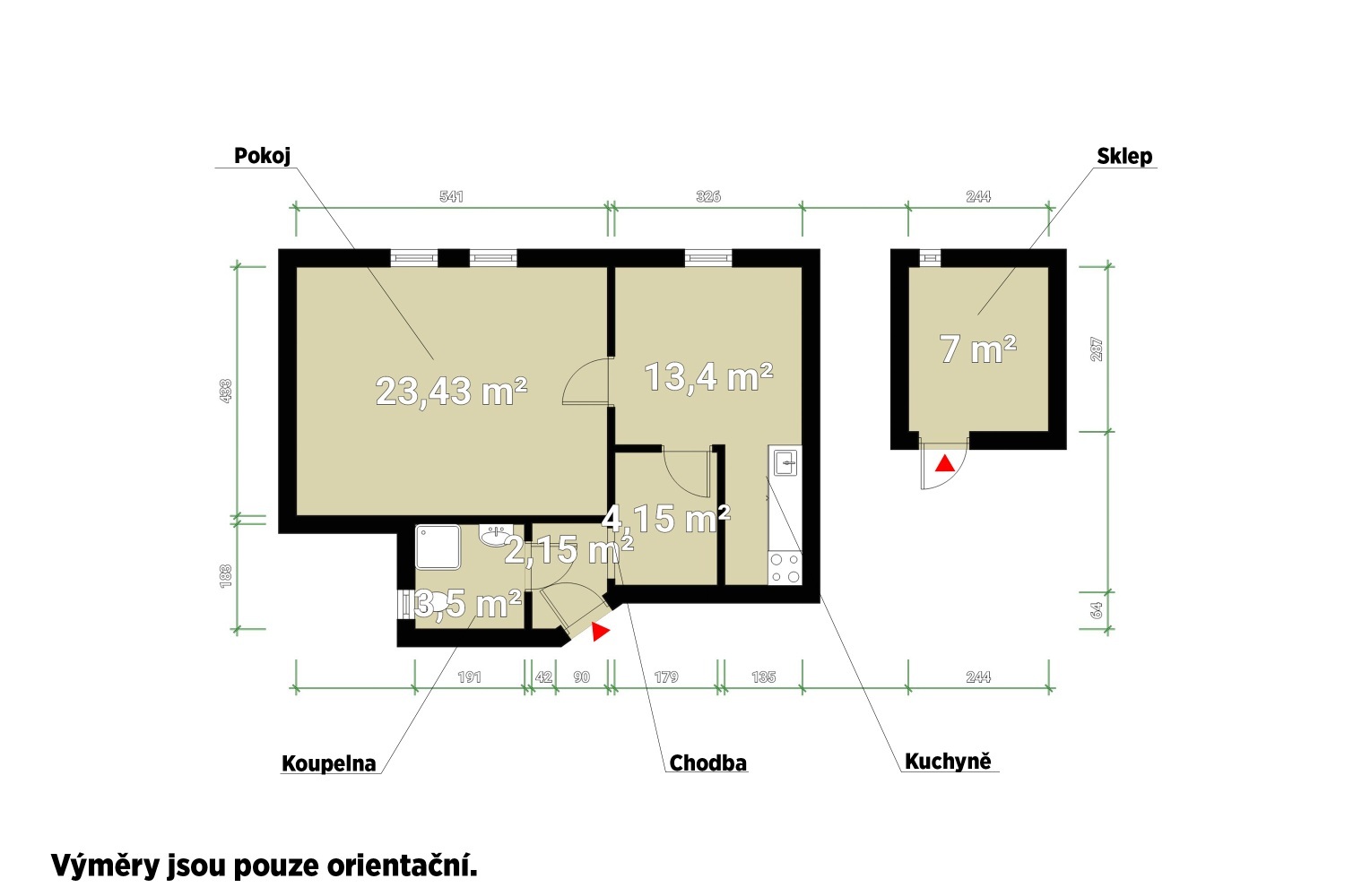 Prodej bytu 2+kk, 46 m², Plzeň, ul. Révová